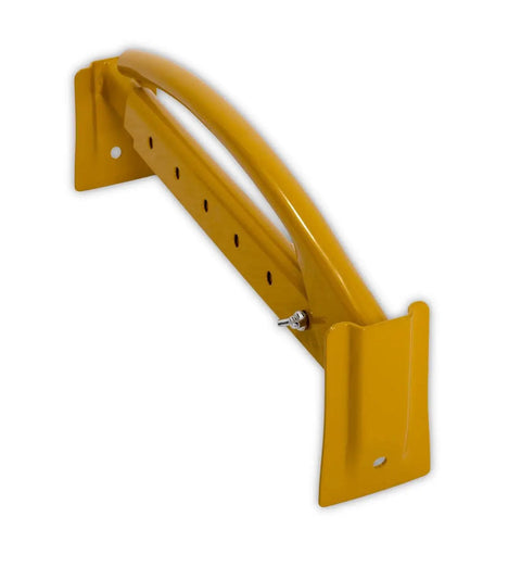 Beefy QLT Brick Tongs With Metal Handle, Adjustable Brick Carrier Claw shown from a side angle, fits 6 to 11 bricks