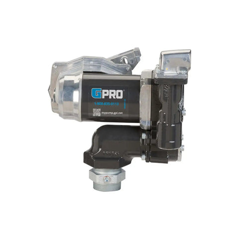 Heavy Duty 12 Volt Fuel Transfer Pump 25 Gpm Portable Liquid Handling Workhorse For Gasoline Diesel And Kerosene side view.