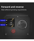 Control panel of Heavy Duty 8 Inch Bench Grinder Low Speed Knife Sharpener and Polishing Machine showing forward and reverse options.