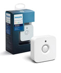 Motion Sensor Bundle With Two White And Color Ambiance A19 LED Bulbs, 60W Equivalent Smart Lights package with sensor