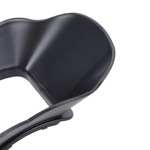 Close-up of Slushie Machine Guard for FS301 and FS300, made of dishwasher safe food grade PP, shown in sleek black.