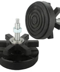 Heavy Duty Machine Leveling Feet M16 Thread 3300 Lb Capacity 5.12 Inch Base Cast Iron Black Oxide Finish For Industrial Equipment