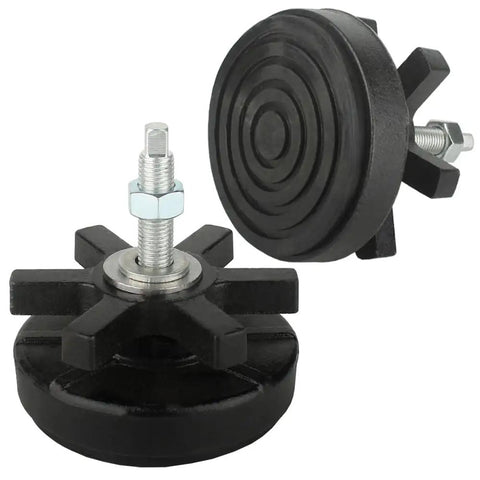 Heavy Duty Machine Leveling Feet M16 Thread 3300 Lb Capacity 5.12 Inch Base Cast Iron Black Oxide Finish For Industrial Equipment