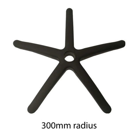 Built Like A Tank Replacement Office Chair Base with a 300mm radius and five spokes, designed for gaming chairs.