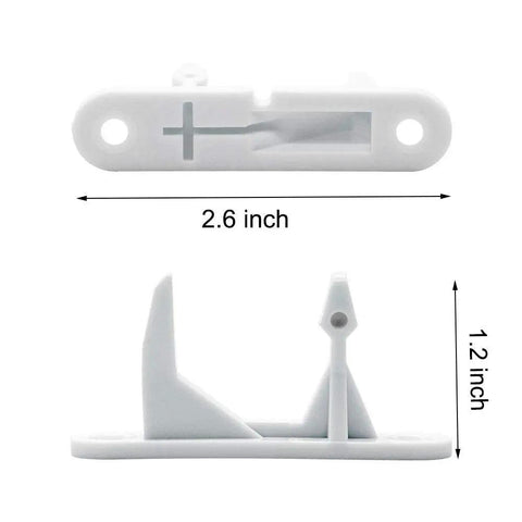 White plastic Washer Door Lock Switch With Door Strike Replacement For Frigidaire Electrolux Kenmore Crosley GE Front Load Washers