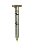 Hella Tough 15 Degree Wire Collated Galvanized Coil Roofing Nails For Asphalt Shingles Siding And Wall Sheathing In Heavy Duty Bulk Box With Seven Thousand Two Hundred Fasteners, showing 1.25-inch galvanized nail.