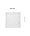 Heavy Duty Reusable Concrete Molds For Walkways And Patios Large Plastic Square Paver Molds For DIY Cement Stamps 15.7 x 15.7 x 1.4 inches