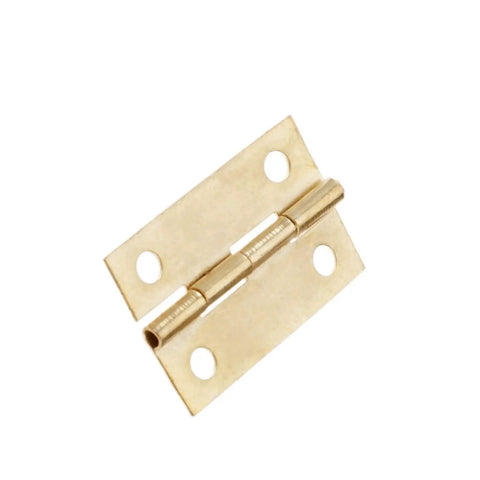 Straight Up Heavy Duty Butt Hinges 100 Piece Set For Furniture Hardware cabinet door hinge, gold metal material, smooth movement.