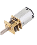 GA12-N20 gear reducer motor with brass gear train and metal shaft