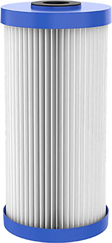 RS6 Sediment Water Filter Replacement Cartridge For 10 Inch Big Blue Whole House System Heavy Duty Pleated Filter That Traps Dirt Sand Rust