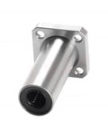 Heavy Duty Square Flange Linear Bearings For Smooth 3D Printer And CNC Motion Upgrade Top Tier Steel Ball Bearings Fit 10Mm Shafts, close-up image.