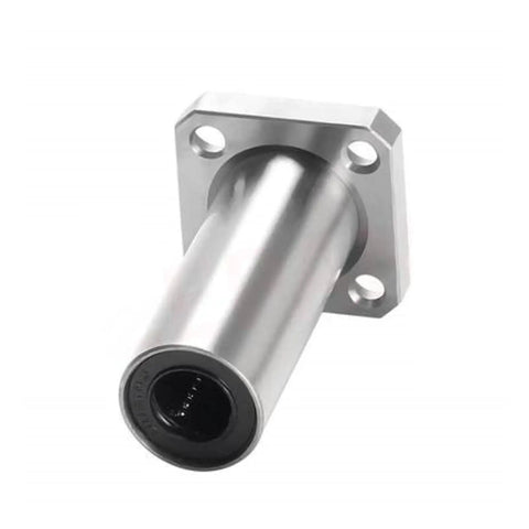 Premium Square Flange Linear Bearings Runs Slick As Butter For 3D Printers And Cnc Routers With Dead Nuts Precision Heavy Duty Steel Build.