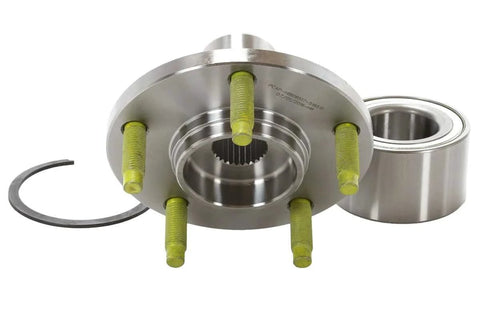 Front Wheel Bearing Hub Assembly Repair Kit Left or Right Replacement for Ford Escape 2001 to 2012 shown with components