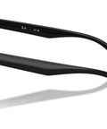 RB4466D Shield Sunglasses side view black frame dark grey lens