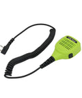 Light green 2 Pin K Plug Handheld Speaker Microphone for UV Series Two Way Radios Walkie Talkie Compatible With UV5R BF888S UV82 UV82L UV6R