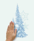 Disney Frozen Wall Decals Set Winter Burst Giant Peel And Stick Decor For Kids Rooms, Repositionable With No Residue, Easy Peel And Apply