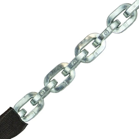 Case-Hardened Security Chain 3/8-Inch By 3-Feet Long With Cordura Wear Pad And Handy Storage Bag, Built To Be Tough As Nails