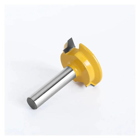Premium 1/2-Inch Drawer Lock Router Bit With Straight Tenon Knife for Super Strong Wood Drawers And Quick Precision Joinery Projects That Build Like A Boss, showing carbide tip and 1/2-inch shank.