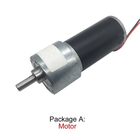 JGB37-3157 DC Gear Motor With 6mm D Shaft Low Noise Full Metal Gear High Torque Geared Motor 24V 260RPM CW CCW Reversible