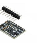 Pro Grade Six Axis Gyro And Accelerometer Sensor Module For Rock Solid Precise Navigation Robotics Control And Motion Tracking With Stable Temperature Performance And Anti Interference Design, black PCB with header pins