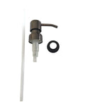 Heavy Duty Metal Bird Head Soap Dispenser Pump Replacement 28 By 400 with nine-inch tube in gun metal bronze