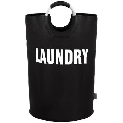 160L XXL Collapsible Laundry Basket With Aluminum Handle And Soft Grip Waterproof 600D Oxford Double Layer Laundry Bag