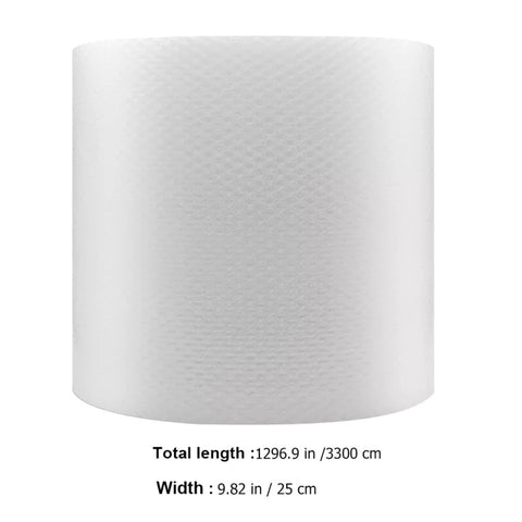 Thickened LDPE Bubble Wrap Roll For Moving And Shipping, One Roll Cushion Film, Eco Friendly Packing Material, 3300cm length, 25cm width