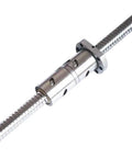 Precision Machined Ballscrew Featuring Rock Solid Bk Bf Ball Nut Housing For Heavy Duty Cnc Assembly And Smooth Linear Motion built from heat treated steel with detailed nut guides.