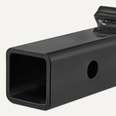 Close-up of a Trailer Hitch Ball Mount With 2 Inch Ball And Pin Fits 2 Inch Receiver 2 Inch Drop 6000 Lbs Capacity All Welded Steel Tow Kit