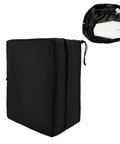 Heavy Duty EV Charger Cover Keeps Your Electric Vehicle Connector Locked Down Safe From Rain Snow And Mud While Delivering Hella Weather Proof Oxford Fabric Shield For Tesla And Universal Plug Ins, black color, compact design.
