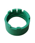 Valjoux 7750 Plastic Movement Holder 13 1/4 Inch, Green Finish, Tough Watchmaking Tool For Stabilizing Chronograph Movements.