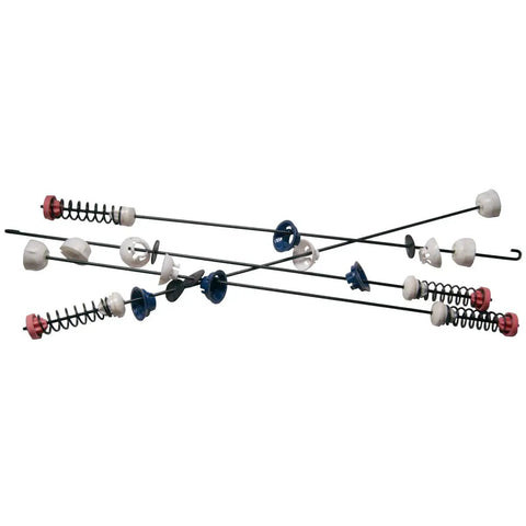 4 Pack Washer Suspension Rod Replacement, Model Specific Not Universal, Pre Greased Bearings For Quiet Spin, Fits Select Maytag Whirlpool Front Load Washers, Includes Alternate Part Numbers AP5306960 2118955 PS3502193 W10368627 W10440739