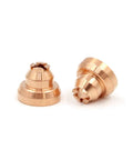 Drag Shield Set 249930 770799 For XT30 XT40 Plasma Cutting Torches Fits Miller Spectrum 375 Xtreme shown in copper material