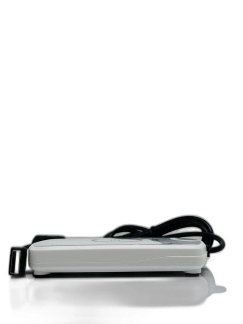 Side view of UHF RFID Reader And Writer With Up To 50 Cm Read Range And Keyboard Emulation, compact design with attached cable.