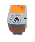 Heavy Duty Rock Solid Spring Return Ball Valve Actuator With Slick Modulating Control for AC 24V DC 24V systems from top view.