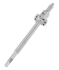 SFU1605 300mm Rolled Ball Screw With Anti Backlash Nut Delivers Smooth Motion And Precise Positioning Making It A Total Game Changer For Your DIY Projects Without Side End Supports, showcasing the smooth, spiraled shaft.