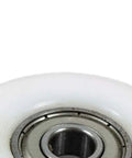 Top Gear Bearing Pulley Wheel Replacement Roller For Rowing Machine Cables, 42mm steel roller, low noise, home gym use.