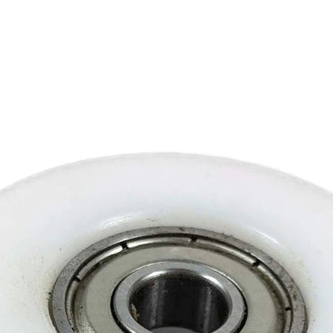Top Gear Bearing Pulley Wheel Replacement Roller For Rowing Machine Cables, 42mm steel roller, low noise, home gym use.
