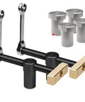 Heavy Duty Woodworking Workbench With Integrated Screw And Accessory Fixing System For DIY Pros, Fast Mortise And Tenon Positioning