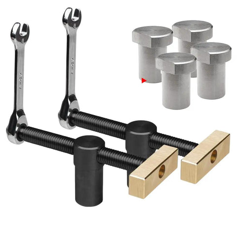 Heavy Duty Woodworking Workbench With Integrated Screw And Accessory Fixing System For DIY Pros, Fast Mortise And Tenon Positioning