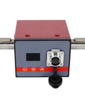 Plug And Play Rotary Torque Sensor And Transducer With 10Nm Range, LCD Display, And RS485 0 to 10V Output For Easy Motor Speed Measurement, Torque Tester For PLC DCS And Automation, Includes 7 Pin Waterproof Connector And 3m Cable, front view