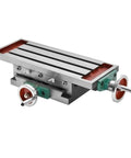 Heavy Duty Multifunctional Workbench With Drag Plate Milling And Table Drilling. 450x170mm metal base for precision work in garage projects.