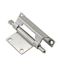 Stainless Steel Cabinet Door Hinge Single Pack, heavy duty kitchen cabinet hardware with smooth operation.