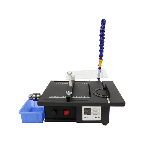 Reliable 110V Gem Lapidary Table Saw With Bench Polisher And Lathe Mini Diy Grinder For Cutting Grinding Engraving Jewelry Rocks