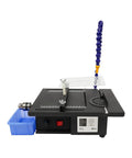 Jade Carving Machine 1850W Table Saw Polisher, 10000RPM Bench Grinder with adjustable guide and water tray.