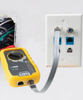 Wire Tracer Tone Generator And Probe Kit for Ethernet Telephone coax cables connected to network wall plate