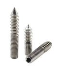 304 Stainless Double End Self Tapping Hanger Bolts For Woodworking M4 To M12 Range Easy Start Point Secure Timber Anchors Machine Thread End For Nuts Built To Last Pack Of 3 M5x40mm