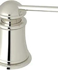 Transitional Soap And Lotion Dispenser With Extra Strong Pump Built Tough Polished Nickel Finish Top Fill One And A Quarter Inch Cutout