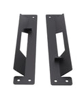 Truck Underbody Tool Box Mounting Kit with heavy duty brackets, rustproof metal construction for secure install, set of two brackets.