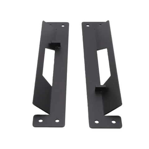 Truck Underbody Tool Box Mounting Kit with heavy duty brackets, rustproof metal construction for secure install, set of two brackets.
